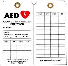 AED Check Tags